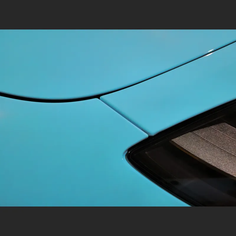 Ravoony Plus PET Gloss Crystal Tanager Blue Car Vinyl Wrap