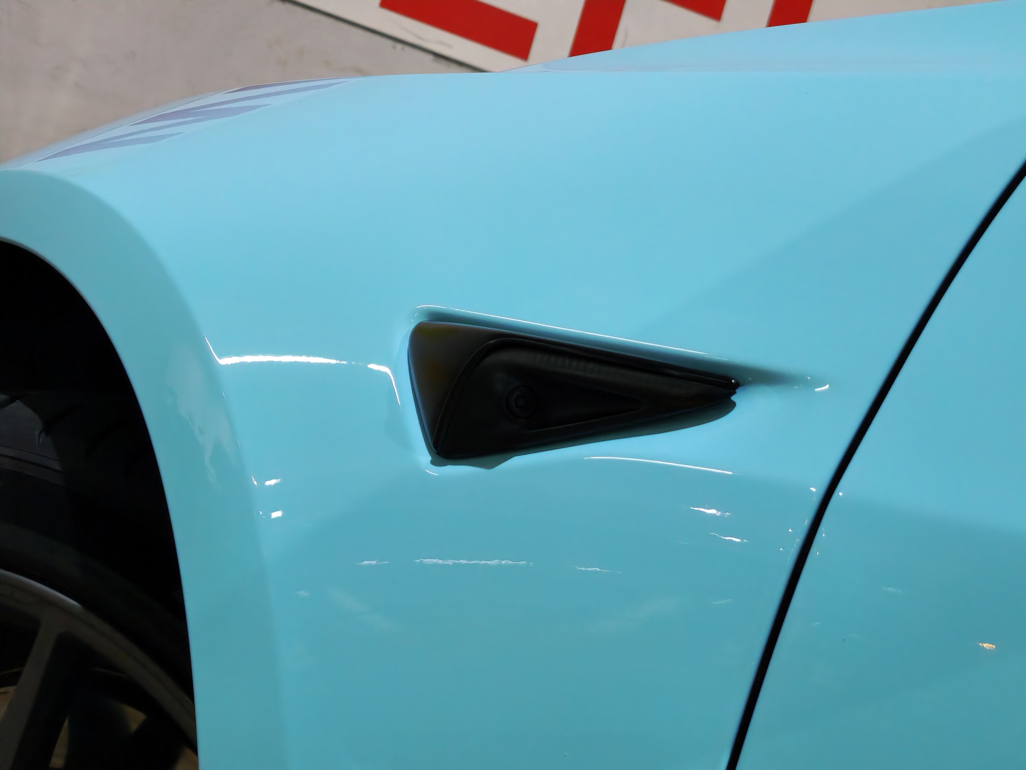 Ravoony Plus PET Gloss Crystal Tanager Blue Car Vinyl Wrap