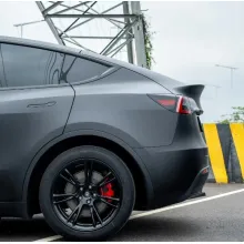 Matte Black Car Vinyl Wrap 1