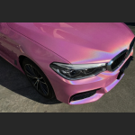 Ravoony Basic Glossy Laser Pink Car Vinyl Wrap