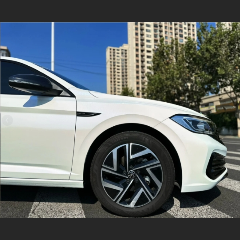 Ravoony Basic Glossy White to Blue Car Vinyl Wrap