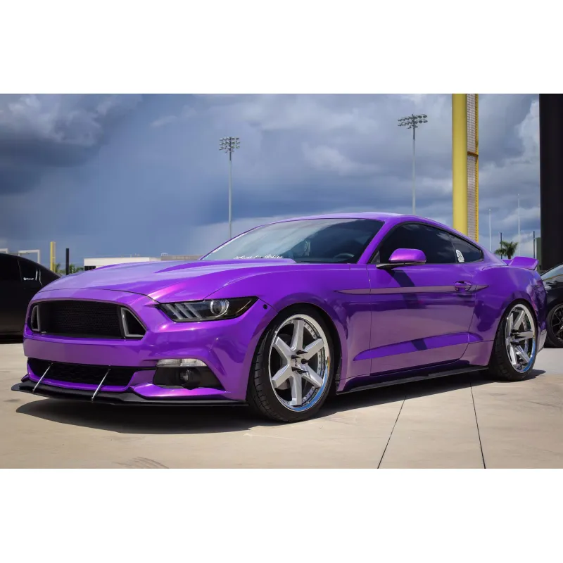 Ravoony Basic Glossy Explosion Purple Car Vinyl Wrap