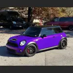 Ravoony Basic Glossy Explosion Purple Car Vinyl Wrap
