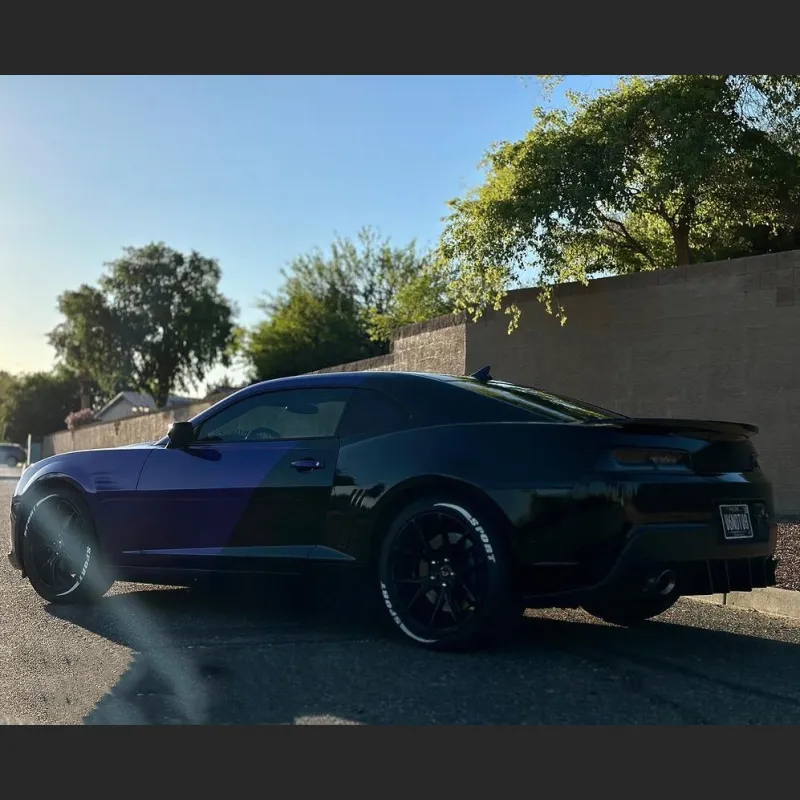 Ravoony Plus Glossy Laser Dark Purple Car Wrap