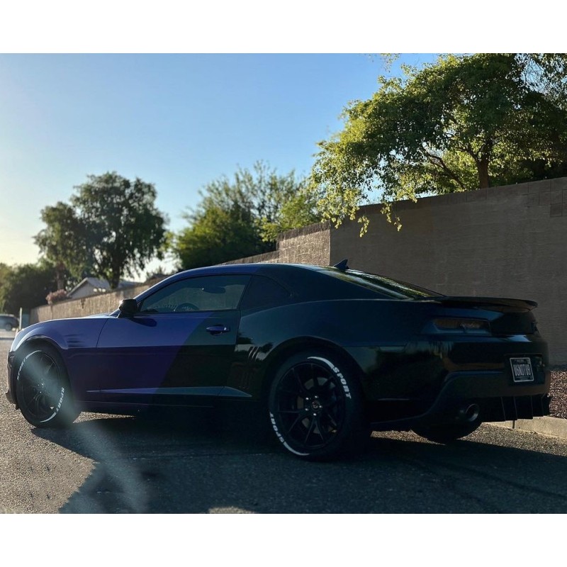 Glossy Laser Dark Purple Car Wrap