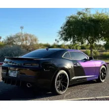 Glossy Laser Dark Purple Car Wrap