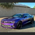 Ravoony Plus Glossy Laser Dark Purple Car Wrap