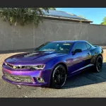 Ravoony Plus Glossy Laser Dark Purple Car Wrap