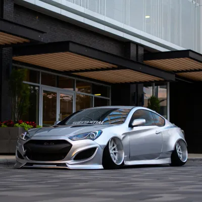 Ravoony Plus Ultra Gloss Metallic Silver Car Wrap 02