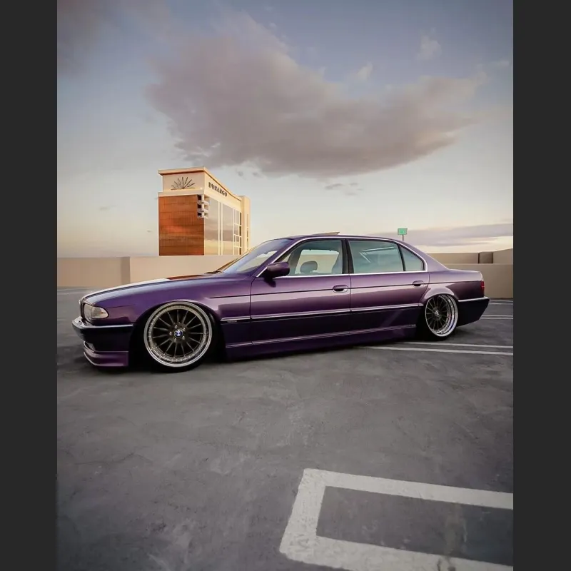 Ravoony Basic Gloss Liquid Metallic Viola Purple Car Wrap