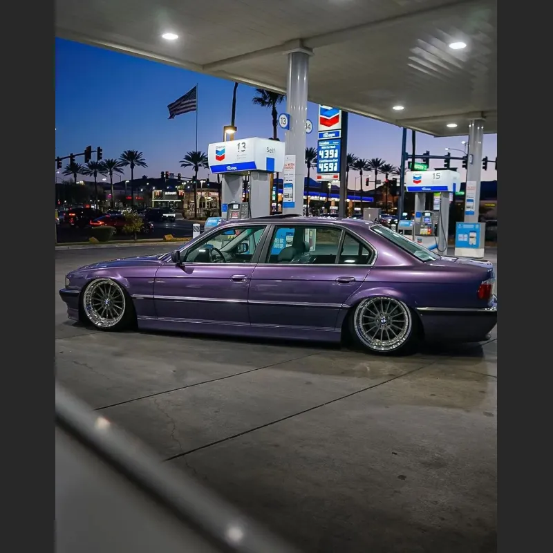 Ravoony Basic Gloss Liquid Metallic Viola Purple Car Wrap