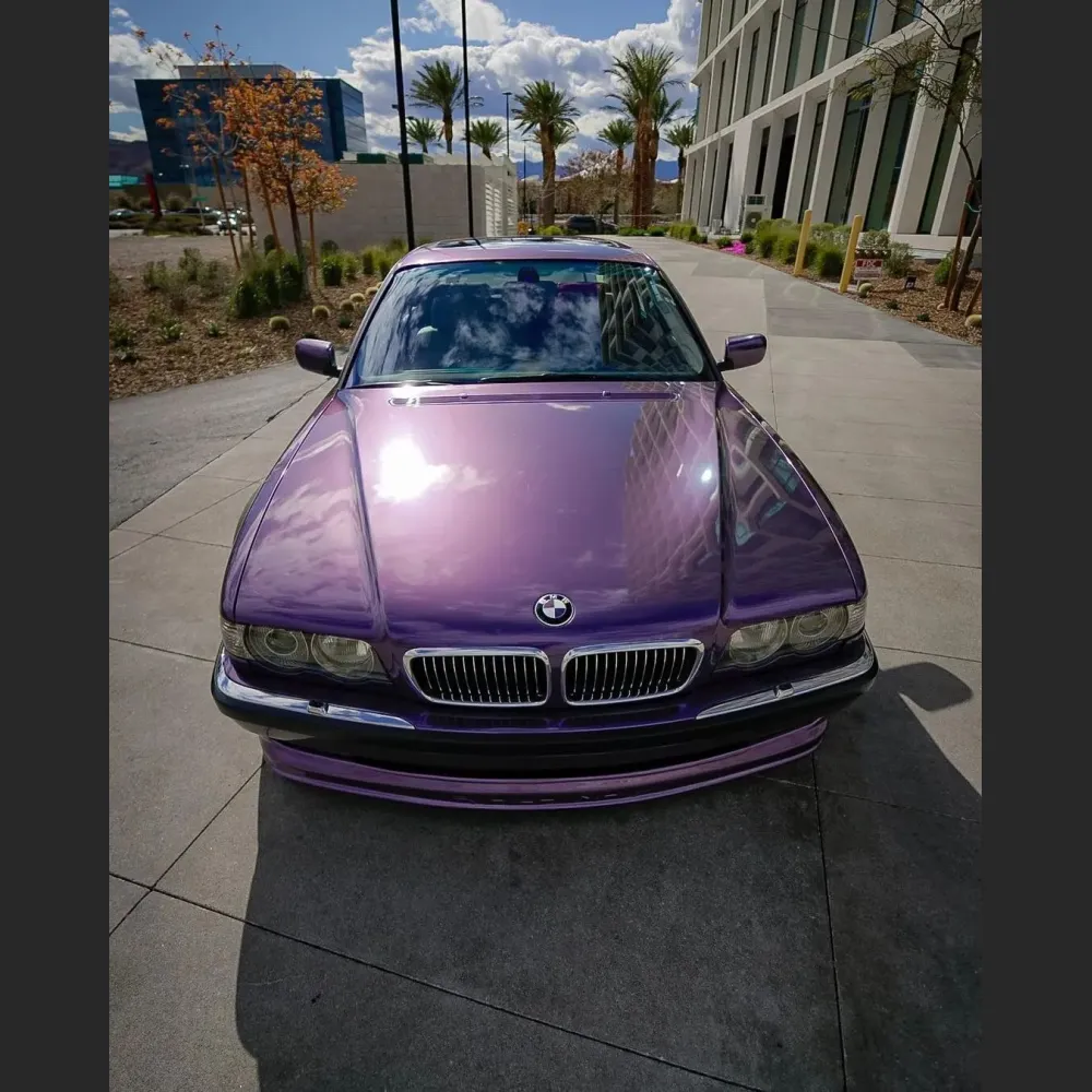 Ravoony Plus Gloss Liquid Metallic Viola Purple Car Wrap