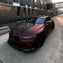 Matte Romanee Red Vinyl Car Wrap