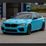 Ravoony Basic Glossy Crystal Sky Blue Car Wrap