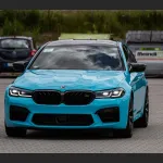 Ravoony Basic Glossy Crystal Sky Blue Car Wrap