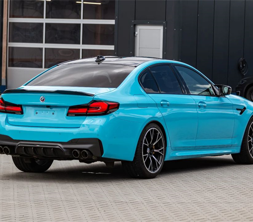 Ravoony Basic Glossy Crystal Sky Blue Car Wrap