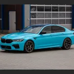 Ravoony Basic Glossy Crystal Sky Blue Car Wrap