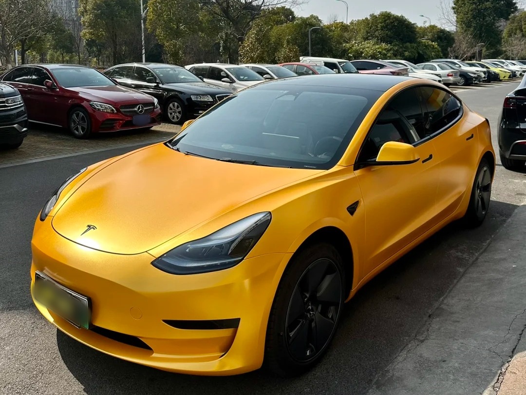 Ravoony Plus Heavy Metal Sparkle Yellow Car Wrap