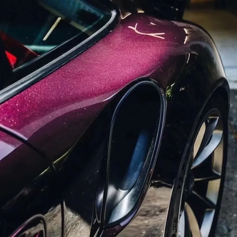 Ravoony Plus Gloss Metallic Gentian Purple Car Wrap