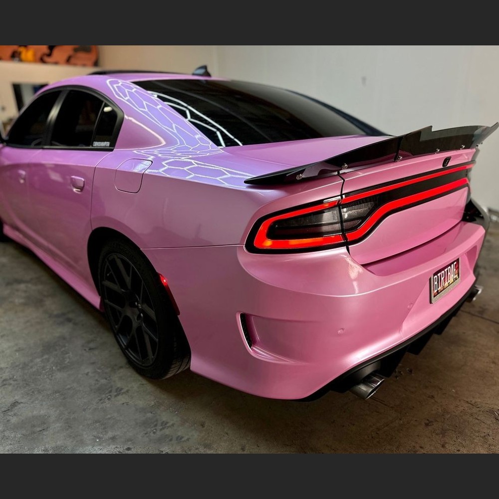  Ravoony Plus Glossy Metal Paint Shell Pink Car Wrap