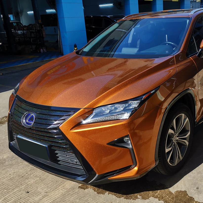 Ravoony Plus Glossy Metallic Copper Car Wrap