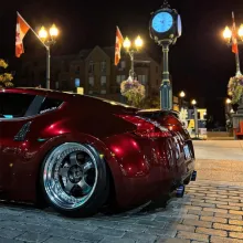 Liquid Metallic Dragon Blood Red Vinyl Car Wrap