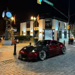 Ravoony Plus Liquid Metallic Dragon Blood Red Vinyl Car Wrap