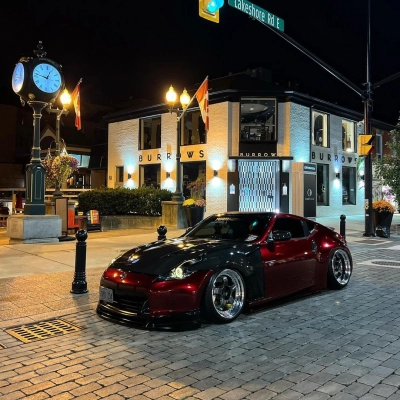 Ravoony Plus Liquid Metallic Dragon Blood Red Vinyl Car Wrap 01