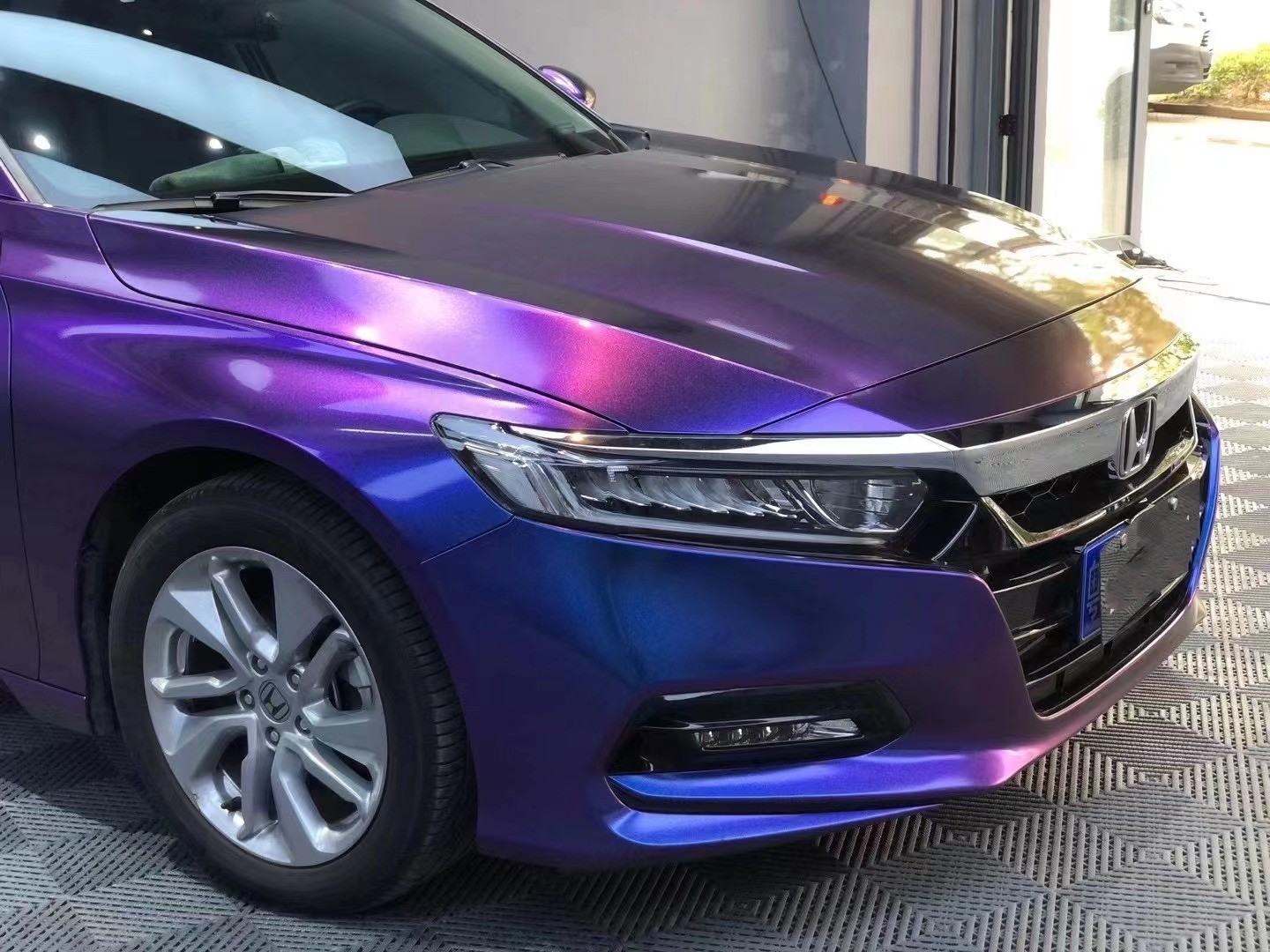Time-Limited Sale Ravoony Plus Chameleon Purple Red Vinyl Car Wrap