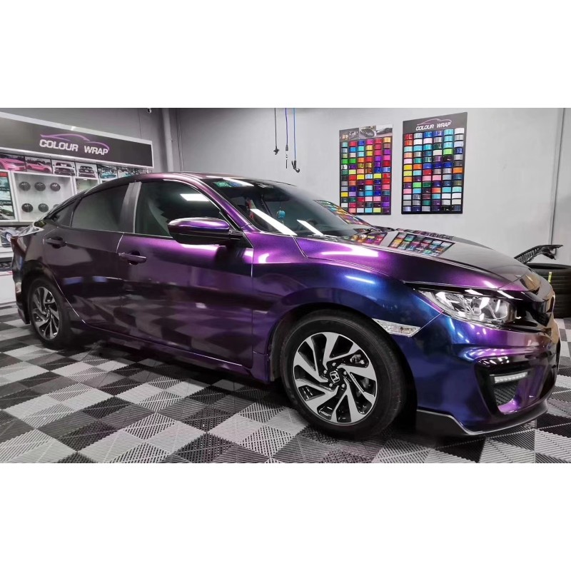 Chameleon Purple Red Vinyl Car Wrap