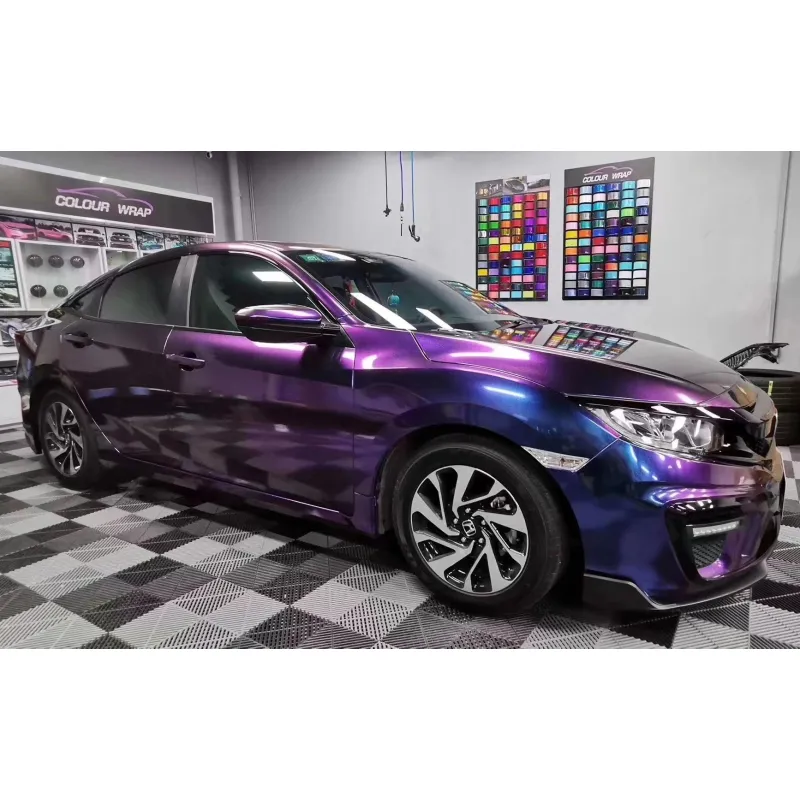 Chameleon Purple Red Vinyl Car Wrap