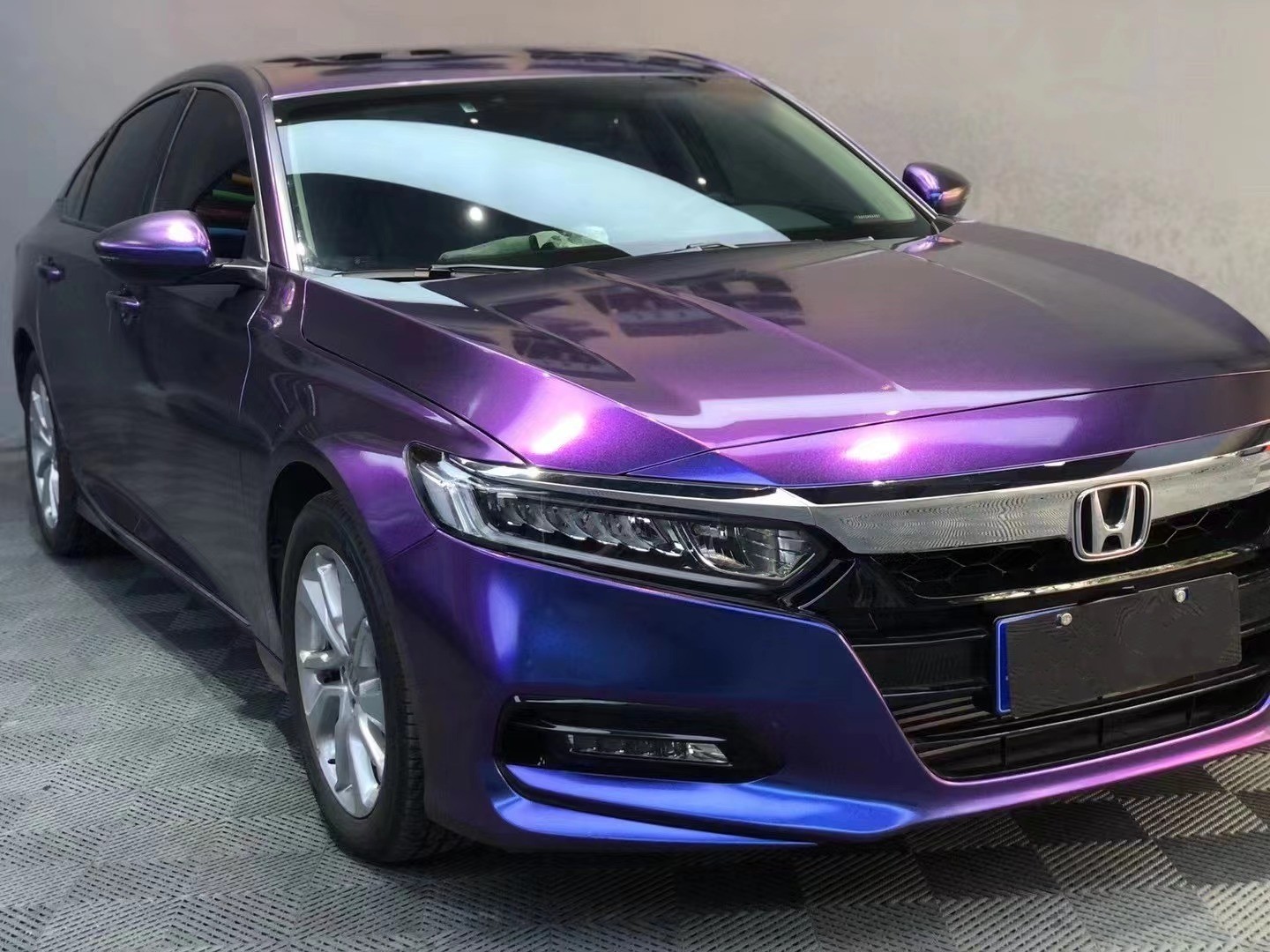 Time-Limited Sale Ravoony Plus Chameleon Purple Red Vinyl Car Wrap