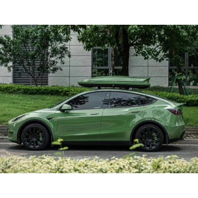 Ravoony Plus PET Super Gloss Racing Green Car Vinyl Wrap 02