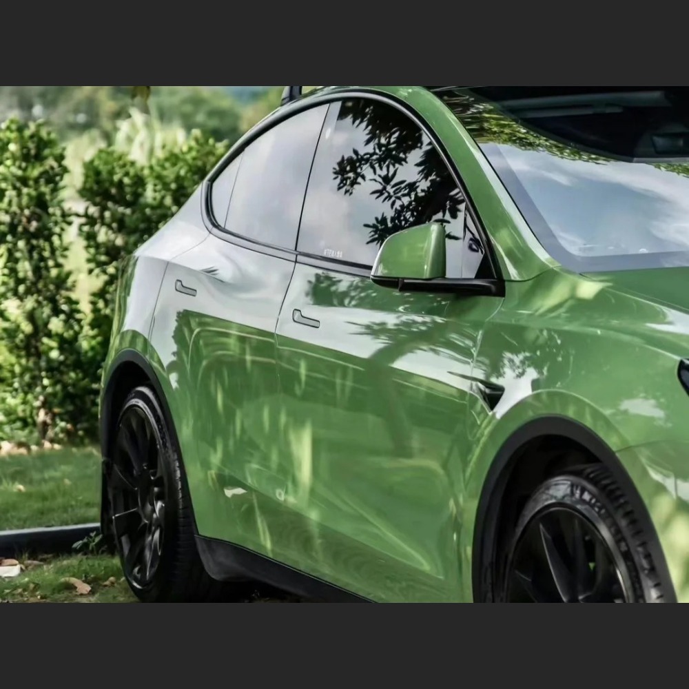 Ravoony Plus PET Super Gloss Racing Green Car Vinyl Wrap