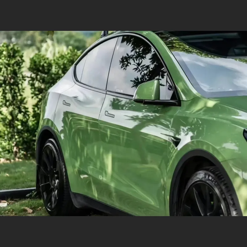 Ravoony Plus Super Gloss Racing Green Car Vinyl Wrap