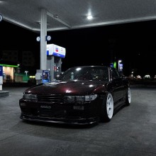 Gloss Black Rose Vinyl Wrap