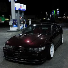 Gloss Black Rose Vinyl Wrap