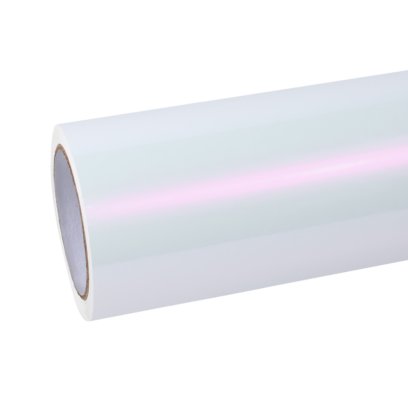 Ravoony Plus Matte Diamond Pink White Car Wrap