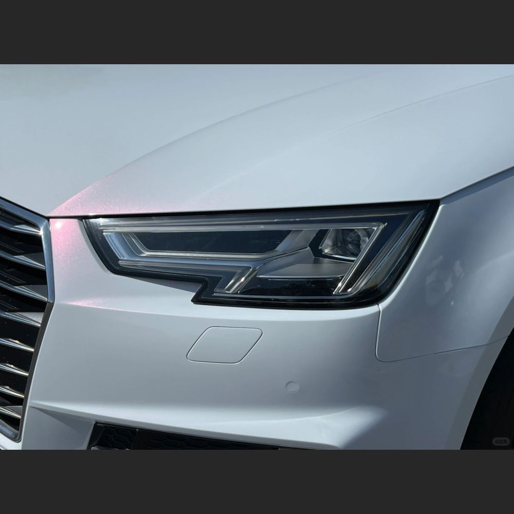 Ravoony Plus Matte Diamond Pink White Car Wrap