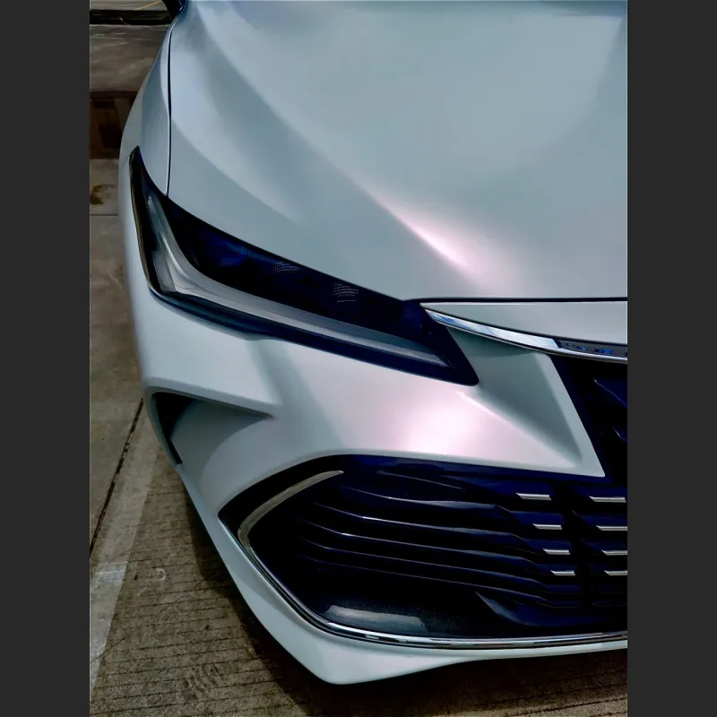 Time-Limited Sale Ravoony Plus Matte Diamond Pink White Car Wrap