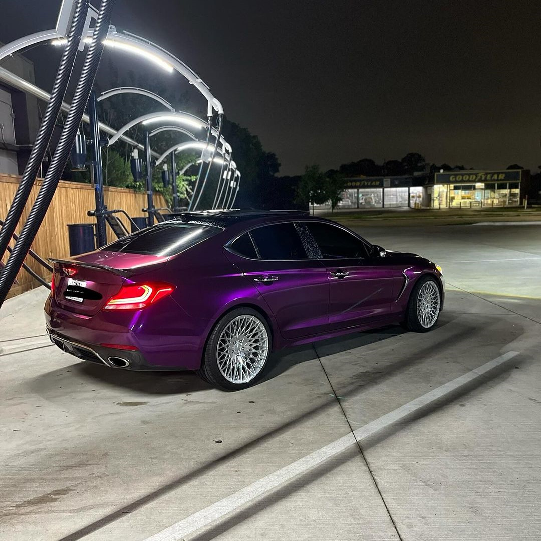   Ravoony Plus Ultra Gloss Metal Paint Grape Purple Vinyl Wrap