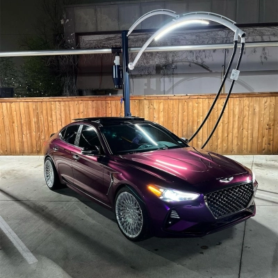   Ravoony Plus Ultra Gloss Metal Paint Grape Purple Vinyl Wrap 02