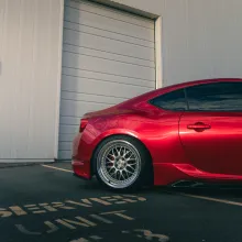 Gloss Metallic Vampire Red Vinyl Car Wrap