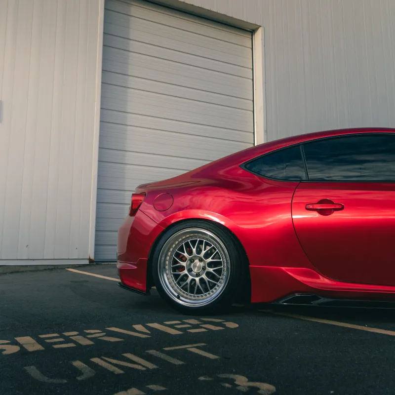 Gloss Metallic Vampire Red Vinyl Car Wrap