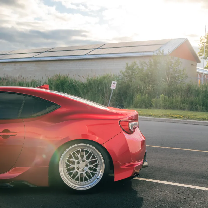 Gloss Metallic Vampire Red Vinyl Car Wrap
