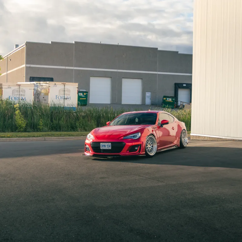 Gloss Metallic Vampire Red Vinyl Car Wrap