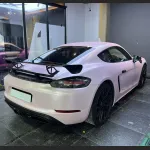 Ravoony Plus Pure Metal Cherry Pink Car Vinyl Wrap