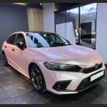 Ravoony Plus Pure Metal Cherry Pink Car Vinyl Wrap