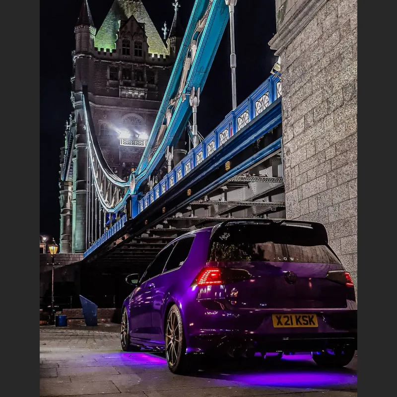 Ravoony Plus Gloss Purple Chrome Wrap