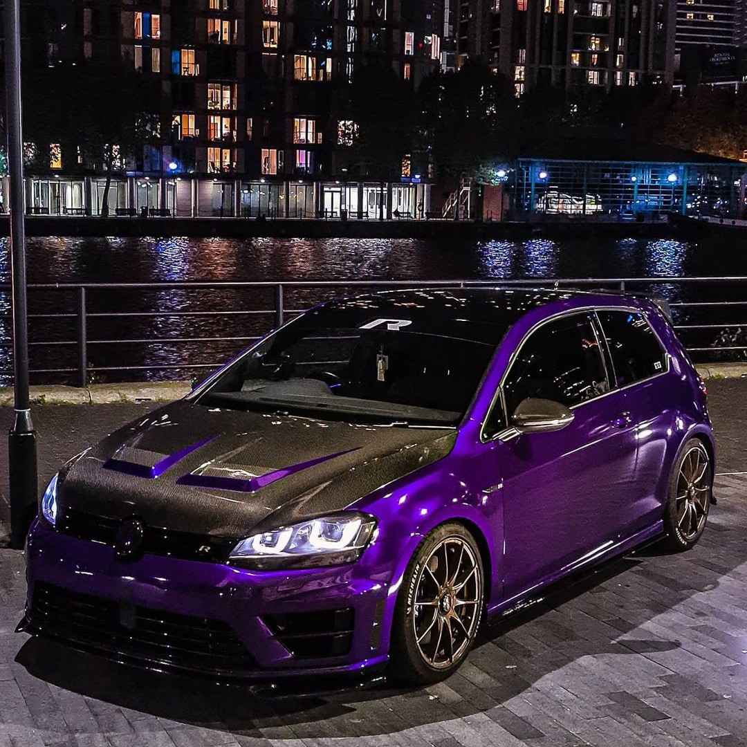 Ravoony Plus Gloss Purple Chrome Wrap